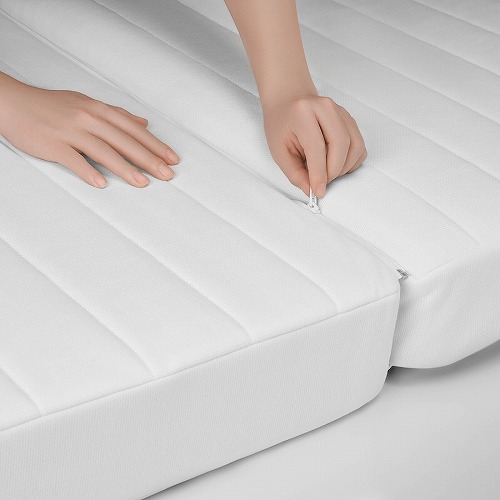 IKEA イケア マットレス プーフ かため ヴィースレ グレー