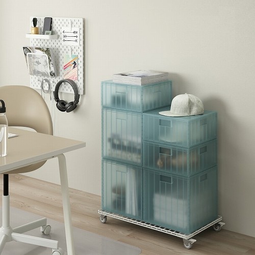 IKEA イケア ワゴン ボックス用 ホワイト 68x39cm m90569399
