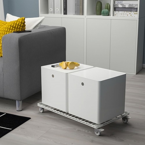 IKEA イケア ワゴン ボックス用 ホワイト 68x39cm m90569399