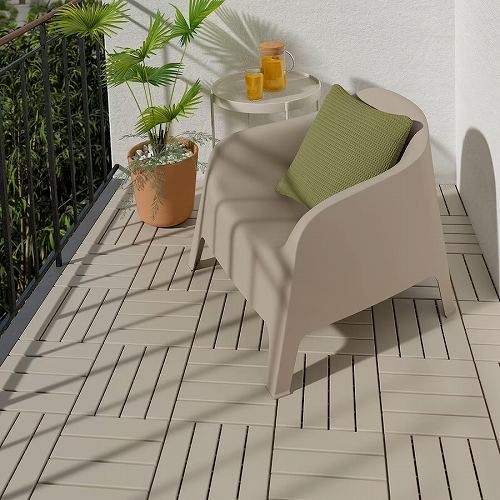 IKEA イケア フロアデッキ 屋外用 9 ピース v0010 RUNNEN ルッネン