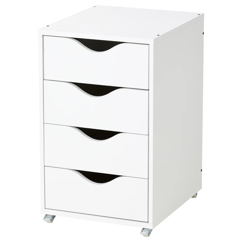 IKEA イケア 引き出しユニット キャスター付き ホワイト 35x56cm m40609072 FRIIDROTT フリーイードロット