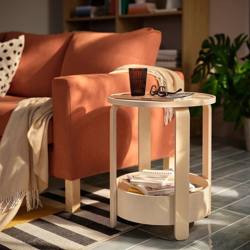 IKEA イケア サイドテーブル バーチ材突き板 46cm m60619881 BORGEBY ボルゲビー_2