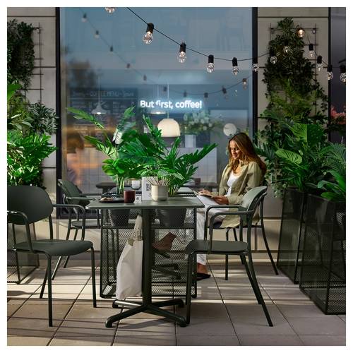 IKEA イケア テーブル 屋外用/ディープグリーン 70x70cm m90575512 VISINGSO ヴィースィングソー_3