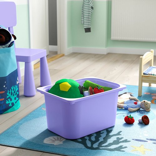 IKEA イケア 収納コンビネーション ルームディバイダ—/ホワイト ライラック 99x44x95cm s69613101 TROFAST トロファスト_2