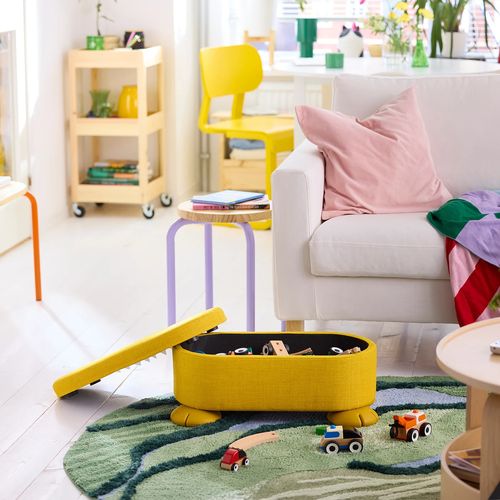 IKEA イケア ラグ パイル長 グリーン 153x215cm big80602002 GREJSIMOJS グレイシモイス_6