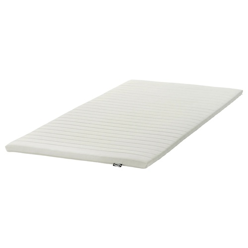 IKEA イケア マットレストッパー（パッド） ホワイト シングル 90x200cm m00570793 NASFJALLET ネスフェレット