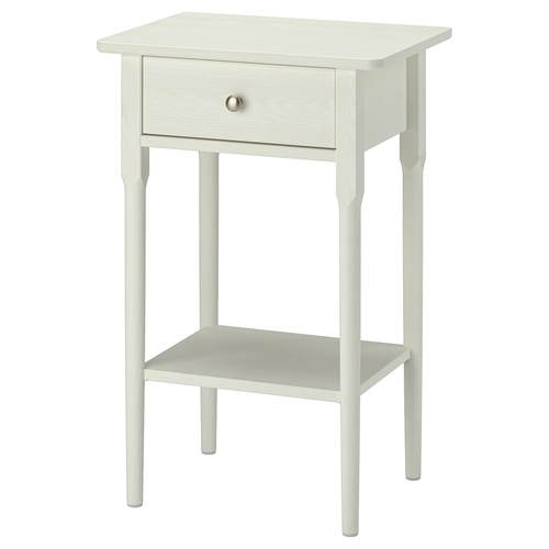 IKEA イケア ベッドサイドテーブル ホワイト 50x 37x76cm m70601606 BLASTASEN ブレストーセン