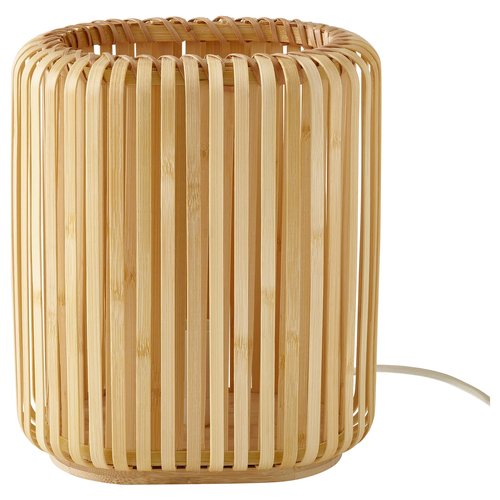 IKEA イケア テーブルランプ 竹 26cm m10601237 VARPTROSS ヴァルプトロス
