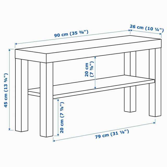 Ikea イケア Lack テレビ台 ホワイト A10353567の通販はau Pay