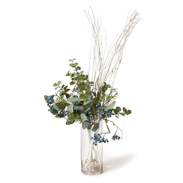 フェイクグリーン 観葉植物 ユーカリ 三又 ガラスシリンダー H105cm 植物 アレンジメント 造花 グリーン プレゼント ギフト おしゃれ 人の通販はau Pay マーケット Viewgarden