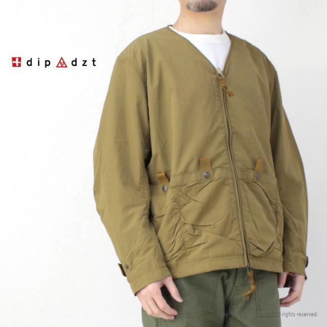 ディップ dip ノーカラージップアップジャケット 51-6255 メンズ レディース カーディガン ZIP 2025春夏の通販は 41,800円