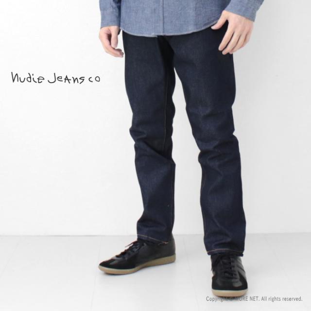 ヌーディージーンズ NUDIE JEANS スリムフィット SOLID OLLIE ソリッドオーリーDRY ABYSS メンズ イタリア製