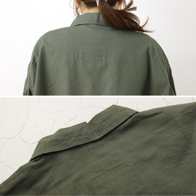 SALE セール/ カーキ KHA:KI リメイクミリタリーシャツ RE MAKE B.D.U