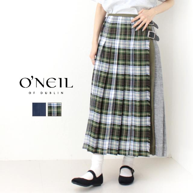 オニールオブダブリン☆GB10☆Wワイドベルト☆ラッププリーツスカート オニールオブダブリン☆GB10☆ラッププリーツスカート - メルカリ