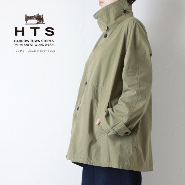 ハロータウンストアーズ  HARROW TOWN STORES/HTS ピーチスキンコットンバルマカーンショートコート NHT2352HB ライトアウター 羽織 レディース メンズ
