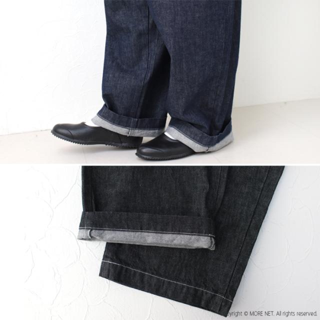 ハーベスティ HARVESTY 10ozノンフェイドデニムサスペンダーガーデンパンツ A12401 日本製 ワイド サロペット レディース メンズ_8