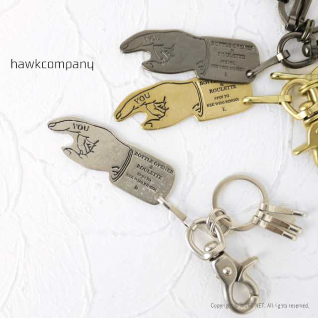 ホークカンパニー Hawk Company ボトルオープナー&ルーレット 真鍮