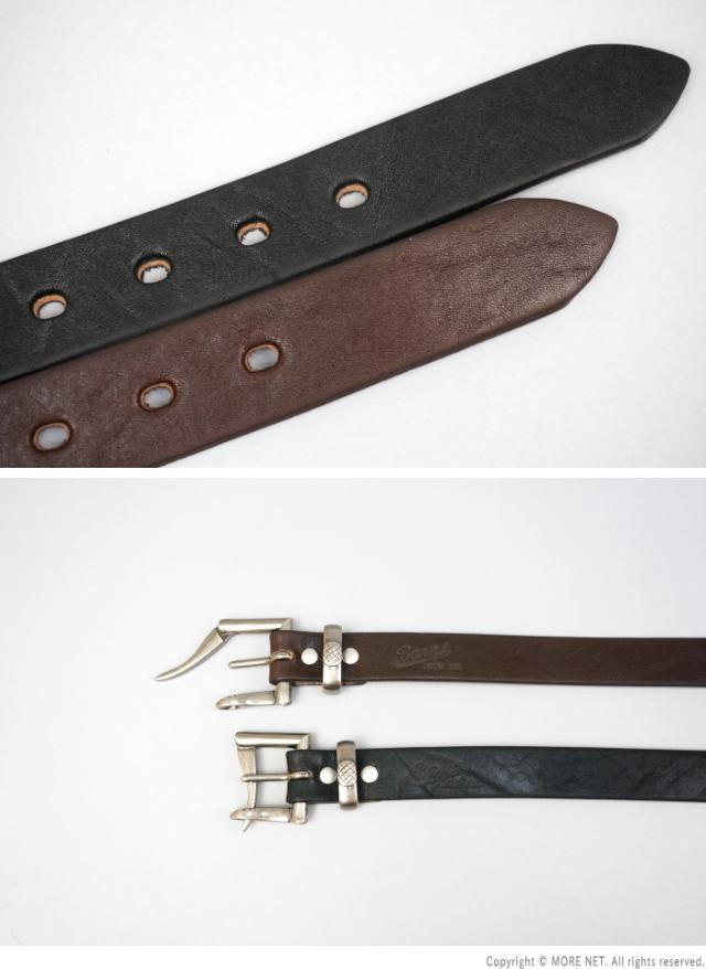 バーンズアウトフィッターズ BARNS OUTFITTERS 栃木レザー ファイヤーマンバックルベルト LE-4053 メンズ 日本製_5