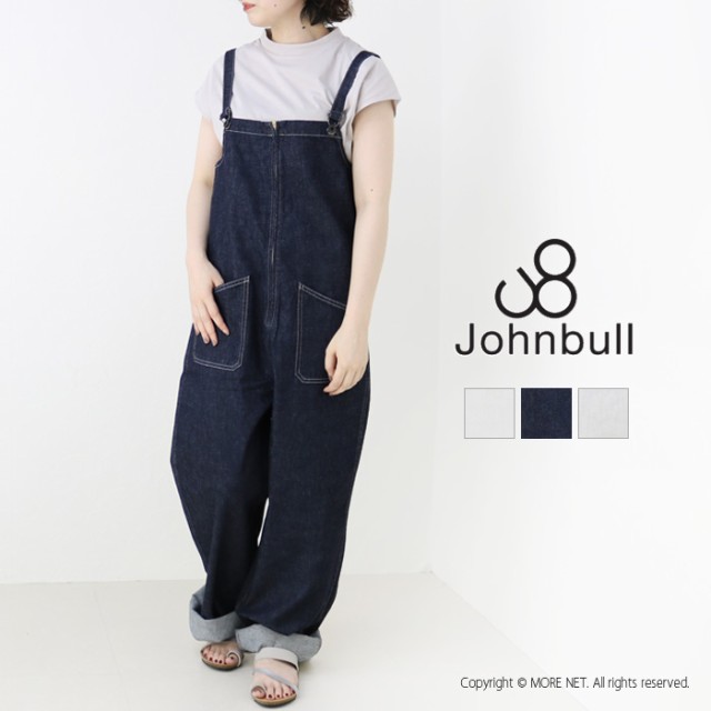 ジョンブル JOHNBULL デニムチューブサロペット AP370/JL231P40 オーバーオール ゆったり 日本製 レディース