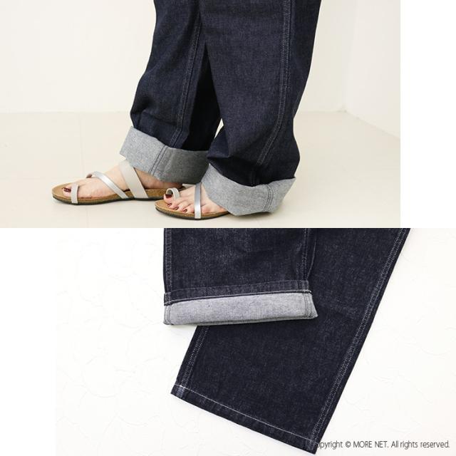 ジョンブル JOHNBULL デニムチューブサロペット AP370/JL251P35 オーバーオール ゆったり 無地 ロング丈 日本製 レディース_6