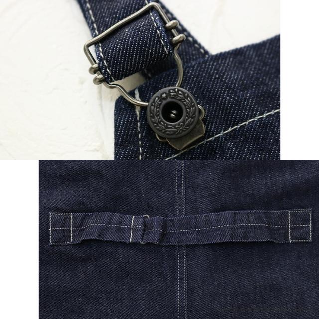 ジョンブル JOHNBULL デニムチューブサロペット AP370/JL251P35 オーバーオール ゆったり 無地 ロング丈 日本製 レディース_8