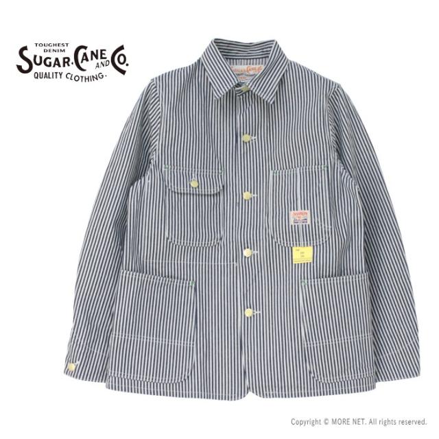 シュガーケーン SUGAR CANE 11オンス ヒッコリーストライプ ワークコート SC15656 メンズ 日本製 ジャケット