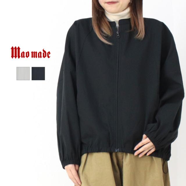 マオメイド mao made ヴィンテージツイルBACK TACKドルマンスリーブブルゾン 511305 アウター 羽織 無地 ワイド レディースの通販は