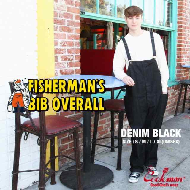 クックマン COOKMAN オーバーオール Fisherman's Bib Overall メンズ ヒッコリー デニム サロペット｜au PAY  マーケット