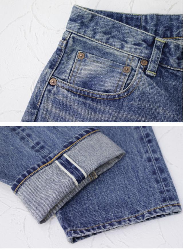 FOBファクトリー FOB FACTORY セルヴィッチ66デニムパンツ F160 メンズ 日本製 5P ジーンズ_3