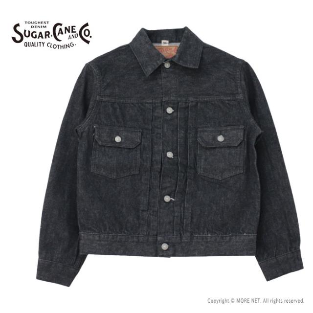 シュガーケーン SUGAR CANE ブラックデニムジャケット 1953年モデル SC15650 メンズ 日本製 2ndタイプ 14.25oz