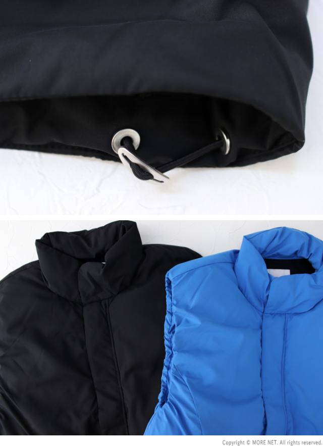 ミフュー miffew スタンドカラーダウンベスト FEW23WJK5112L 日本製