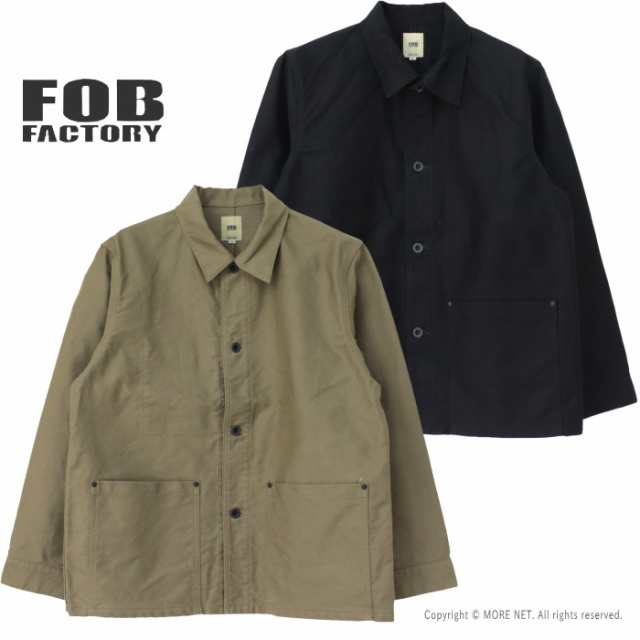 FOBファクトリー FOB FACTORY コードクロス デッキカバーオール F2451 メンズ 日本製 N-1 ジャケット