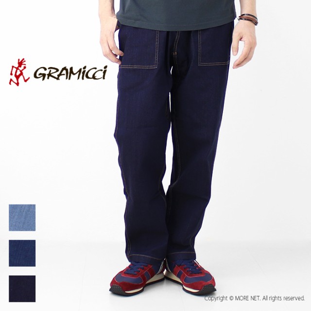 グラミチ GRAMICCI ストレッチデニムルーズテーパードリッジパンツ