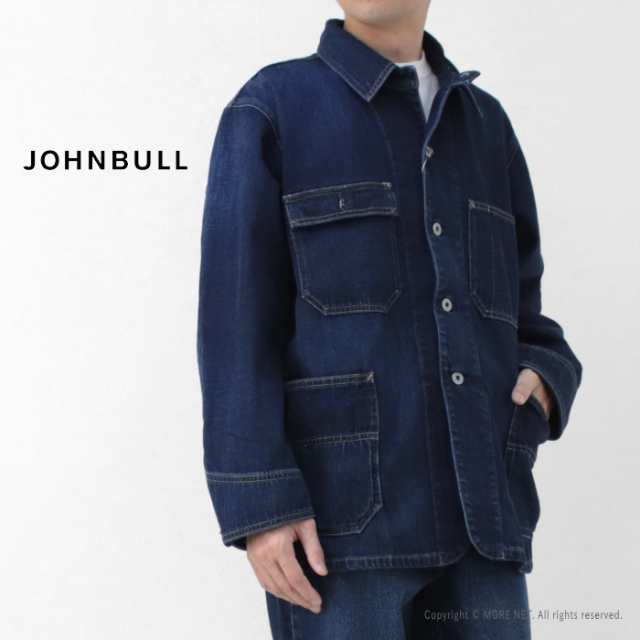 SALE セール/ ジョンブル JOHNBULL 12.5オンスデニムサックジャケット JM243L07 メンズ 日本製 カバーオール ユーズド加工 /返品・交換不可