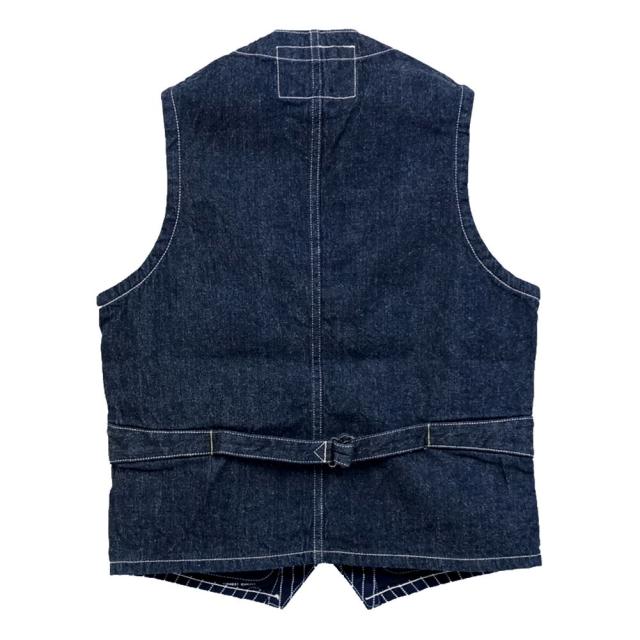 シュガーケーン SUGAR CANE 9ozウォバッシュストライプ ワークベスト SC12654 メンズ 日本製_7