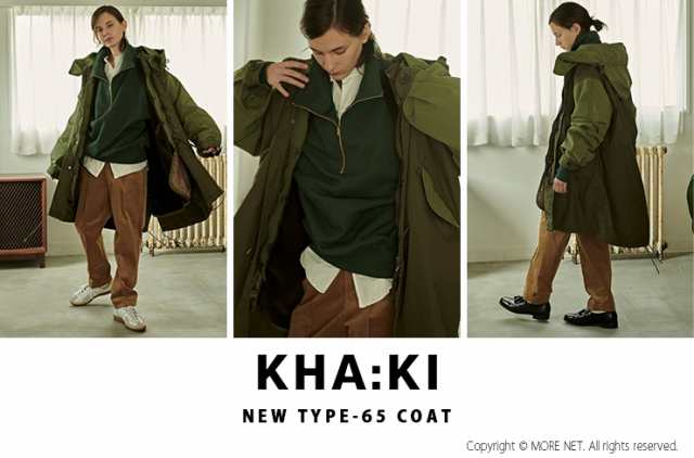 SALE セール/カーキ KHA:KI ミリタリーコート NEW TYPE-65 COAT