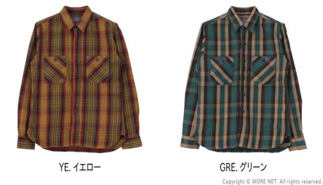SALE セール/ ステュディオ・ダルチザン STUDIO D'ARTISAN ヘヴィーウェイトフランネルシャツ 5714 メンズ 日本製 長袖 チェック 長袖 /返品・交換不可_1
