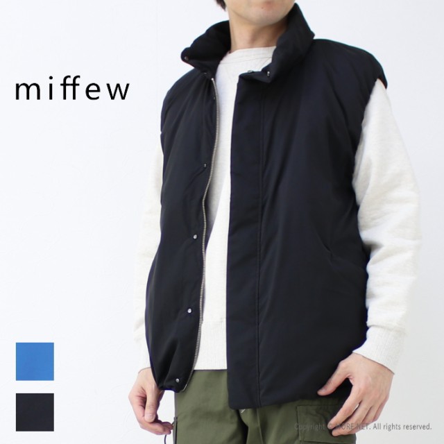 ミフュー miffew スタンドカラーダウンベスト FEW23WJK5112 メンズ 日本製