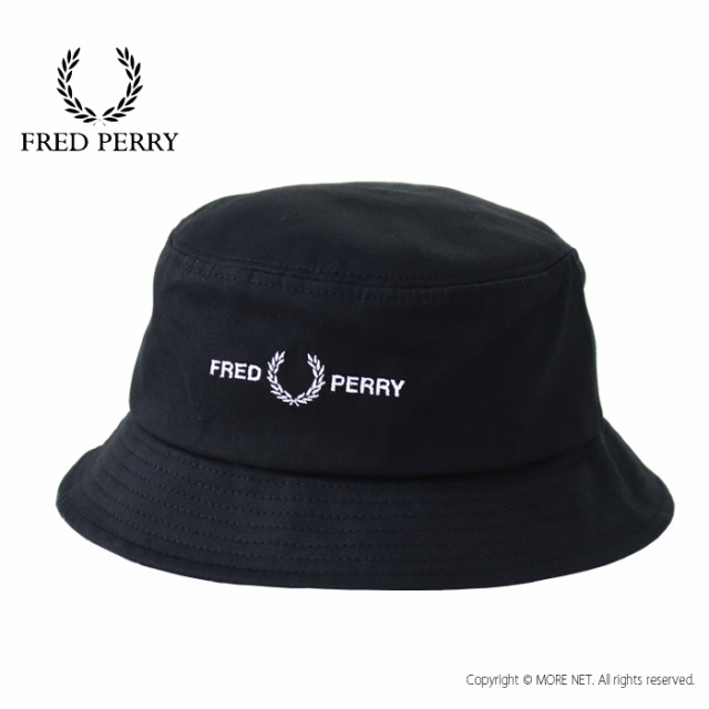 フレッドペリー FRED PERRY グラフィックブランドツイル バケット ...