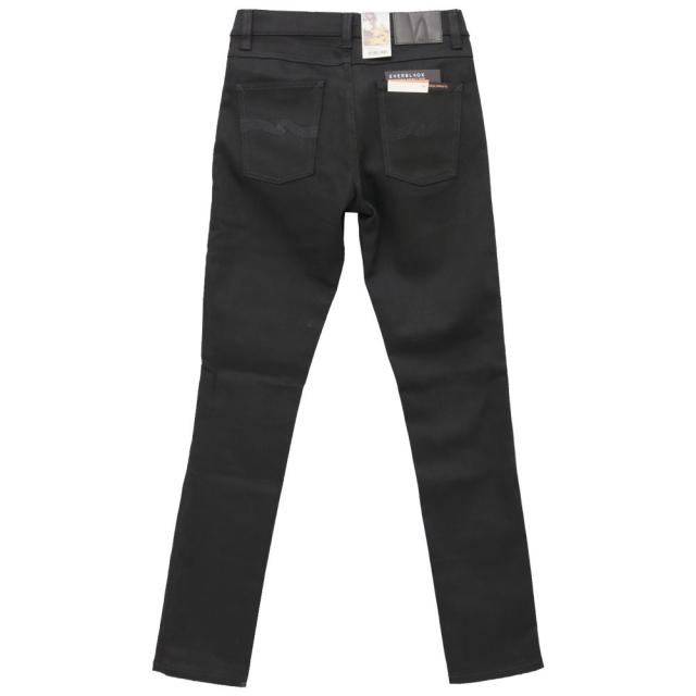 ヌーディージーンズ リーンディーン W29 L30ドライ エバー ブラック ヌーディージーンズ NUDIE JEANS タイトフィット LEAN DEAN リーン