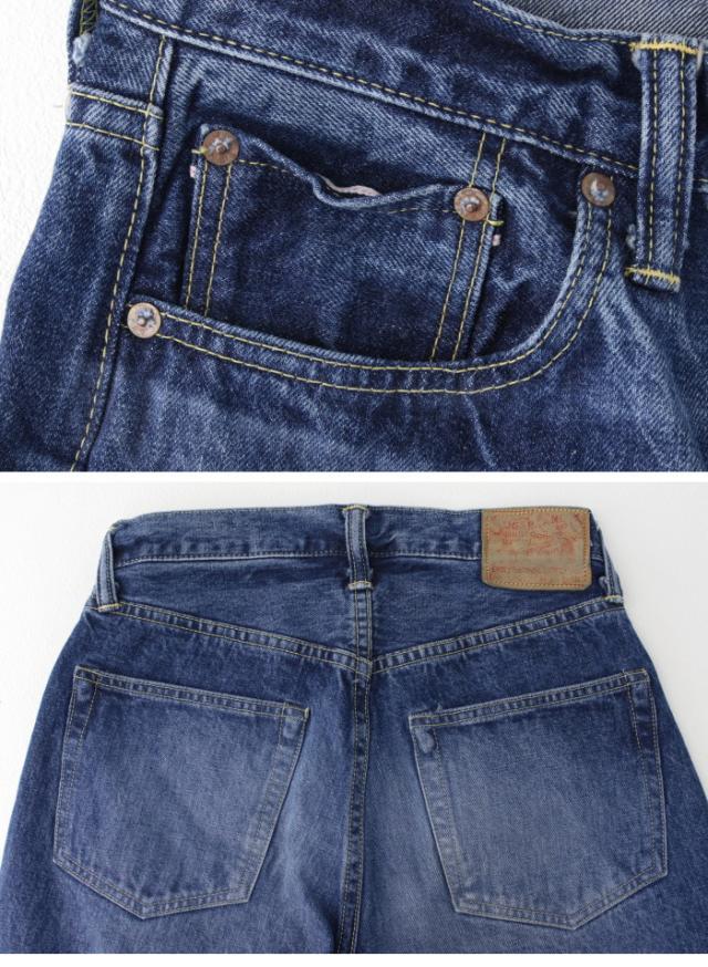 シュガーケーン SUGAR CANE 14.25oz レギュラーストレートジーンズ 1947 エイジングモデル SC41947SW30 メンズ 日本製 429.ネイビー