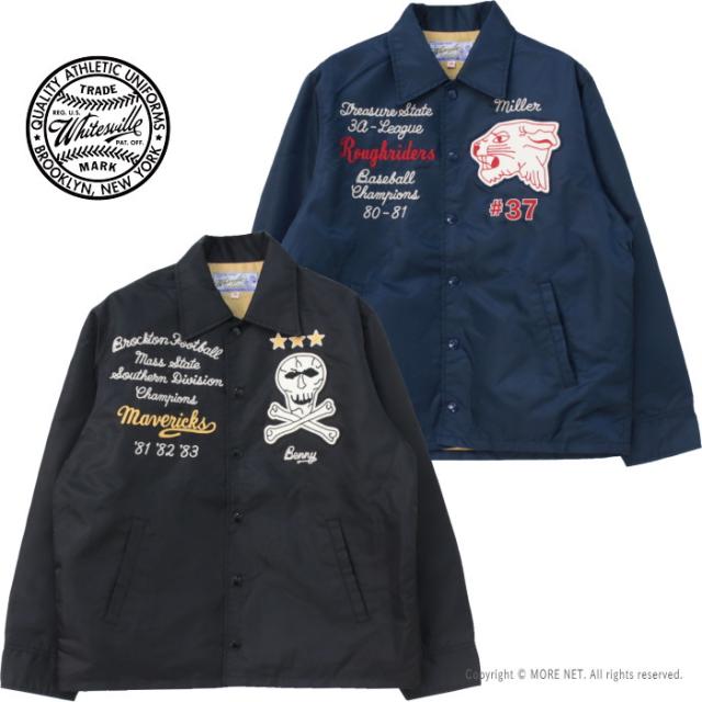 ホワイツビル WHITES VILLE ナイロンコーチジャケット ROUGH RIDERS & MAVERICKS WV15608 メンズ チェーン刺繍