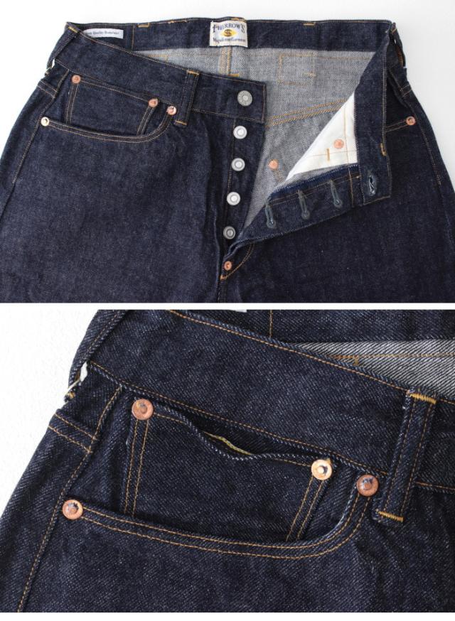 フェローズ PHERROW'S 13.5oz ワイドストレートジーンズ 500SW メンズ 日本製