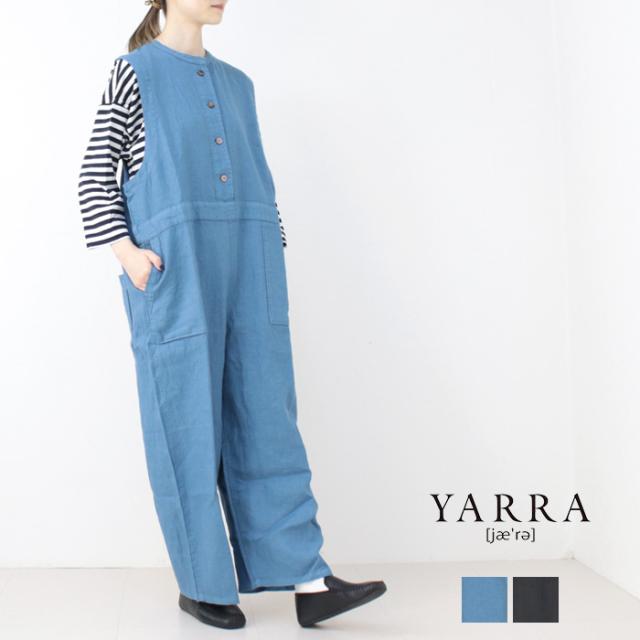 SALE セール/ ヤラ YARRA オリジナルリネンオーバーオール 1525-255 ボトムス パンツ サロペット 無地 レディース /返品・交換不可