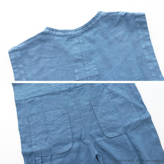 SALE セール/ ヤラ YARRA オリジナルリネンオーバーオール 1525-255 ボトムス パンツ サロペット 無地 レディース /返品・交換不可_7