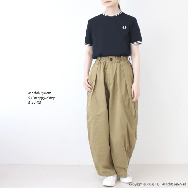 フレッドペリー FRED PERRY ツインティップラインTシャツ M1588V トップス 半袖 無地 ロゴ メンズ レディース 男女兼用_2