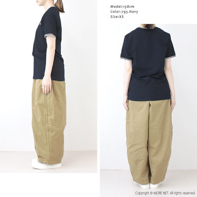 フレッドペリー FRED PERRY ツインティップラインTシャツ M1588V トップス 半袖 無地 ロゴ メンズ レディース 男女兼用_3