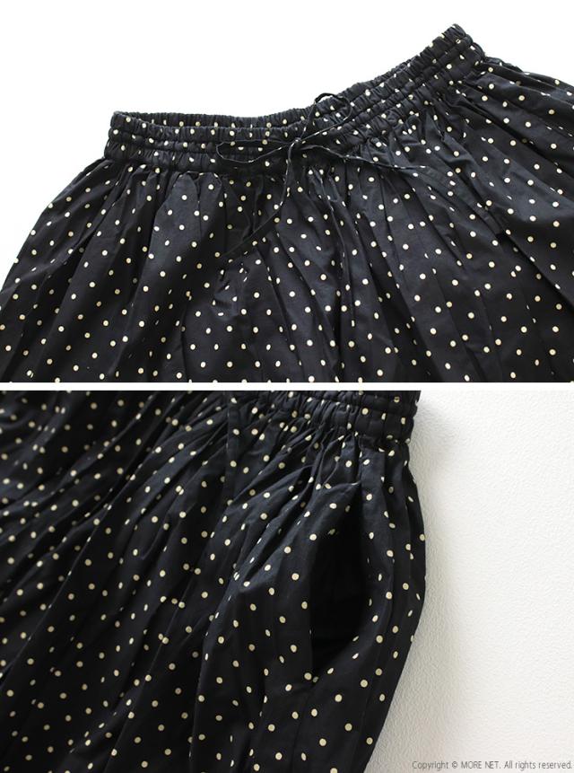 ソイル SOIL 40sポプリンドットプリントキュロット NSL25535 パンツ