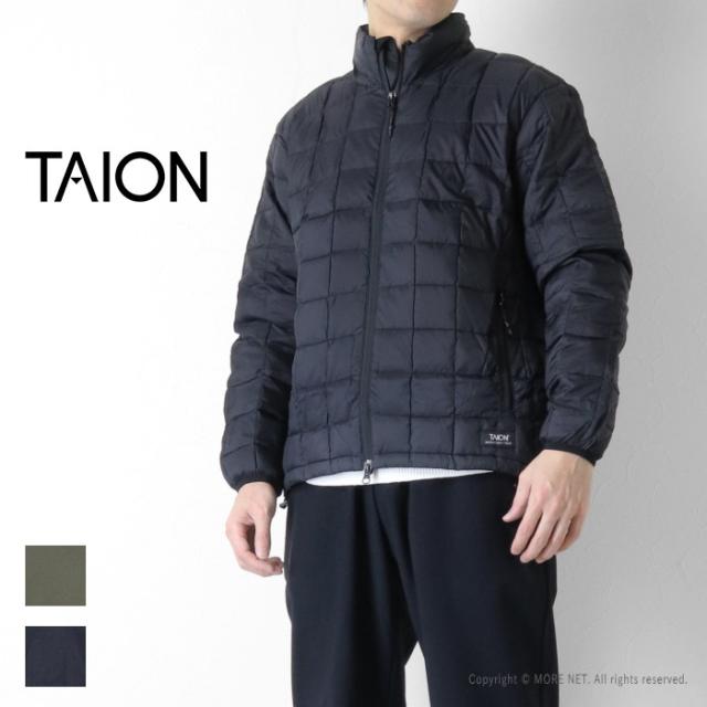タイオン TAION ハイネックライトダウンジャケット TAION-102ZXMT-800 メンズ マウンテンライン インナー  パッカブル