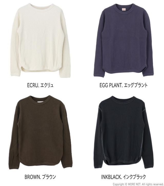 フルカウント FULLCOUNT ヘビーウェイトワッフルサーマルTシャツ 5964
